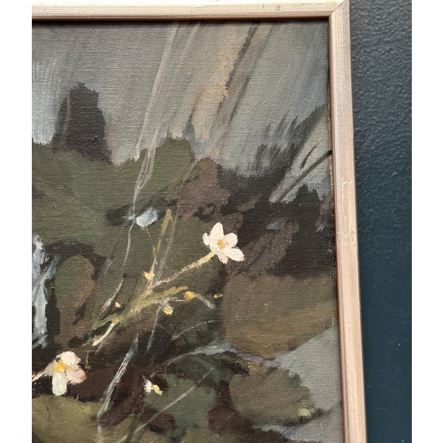 M. Jakobsson, White Blossoms, 1950s, Oil Painting on Canvas, Framed For Sale - Image 6 of 18
