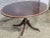 Stickley Late 20th Century Stickley Oval Federal Style Mahogany Dining Table W 2 Leaves Brass Paw Feet For Sale - Image 4 of 11