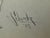 1940s 1940s Original Signed Graphite Illustration of Female Diver in One-Hand Handstand, 11 X 9.75 In. For Sale - Image 5 of 6