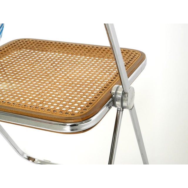 Wood Plia Folding Chair with Vienna Cane by Giancarlo Piretti for Castelli, 1970s For Sale - Image 7 of 18
