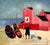 Harmut Eing, Zanzibar in Vlissingen, Oil on Canvas, 2001 For Sale - Image 4 of 4