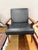 Wood Mid Century Style Pair of Chairs and Ottoman 3 PCS For Sale - Image 7 of 8