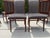 Vintage Mid-Century Sculptural Walnut Dining Chairs With Sabre Legs, Set of 6 For Sale - Image 9 of 18