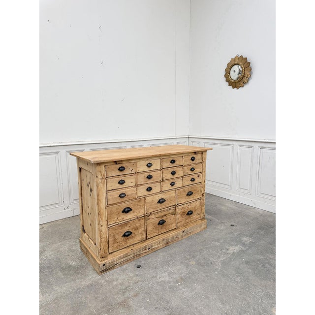 Antique Workshop Cabinet with 18 Drawers, 1890s For Sale - Image 10 of 10