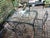 Metal Vintage Wrought Iron Patio Dining Set, Salterini Style, 4 Pieces For Sale - Image 7 of 10