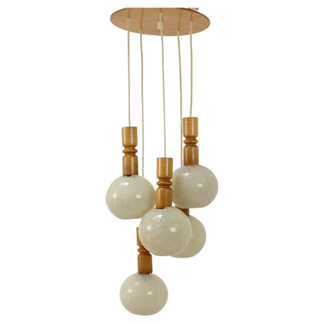 Mid-Centures Adjustable Pendant from Progress Žilina, 1970s For Sale - Image 12 of 12