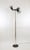Large chrome floor lamp No. 6715, designed by Gae Aulenti & Livio Castiglioni and manufactured by Stilnovo in the 1970s....