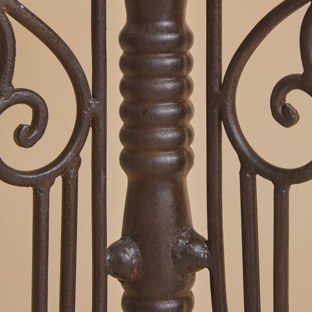 French Iron + Concrete Guéridon Side Table, 1940s For Sale - Image 9 of 13