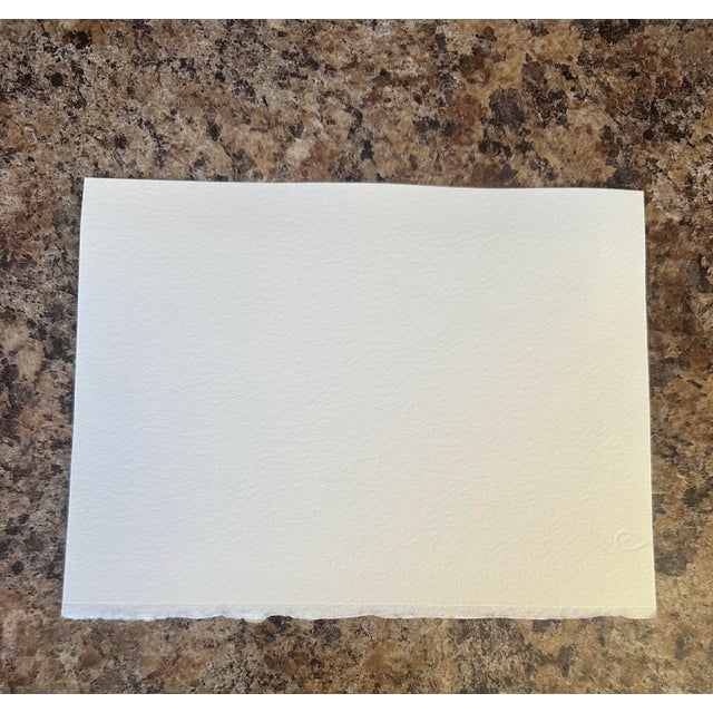 Contemporary “Blue Mountain Morning” Original Mountain Landscape Watercolor For Sale - Image 3 of 3