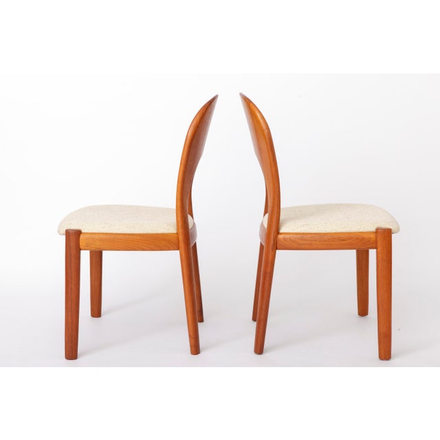 Pair of Dining Chairs by Danish Designer Niels Koefoed, 1970s A beautiful pair of dining chairs designed by renowned...