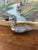 Chinese Vintage Chinese Cloisonné and Ceramic Duck Figurine With Hand-Painted Detailing. For Sale - Image 3 of 9