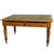 Antique English Oak & Leather Top Double-Sided Library Table Partner's Desk 1860 For Sale In Portland, OR - Image 6 of 13