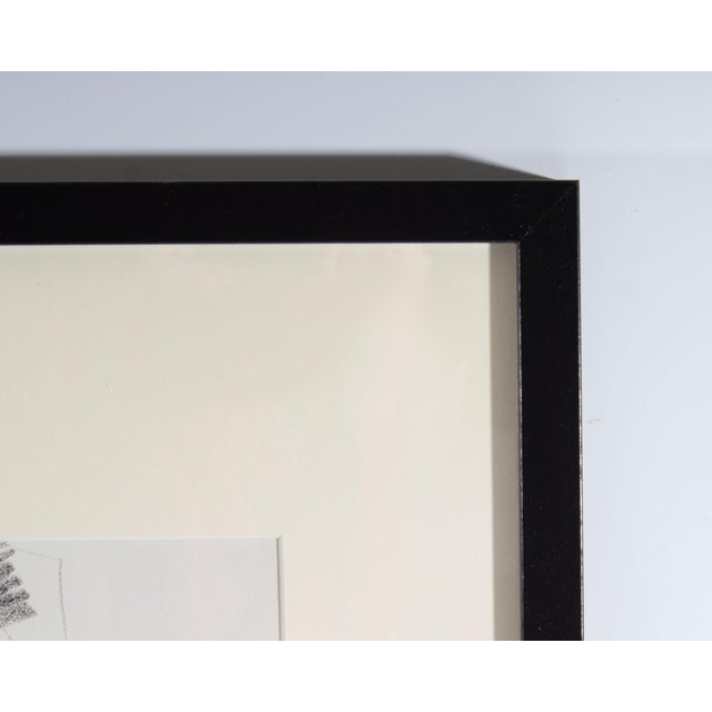 Charcoal Portrait Drawing of a Man by James L. Bruch For Sale In Indianapolis - Image 6 of 7