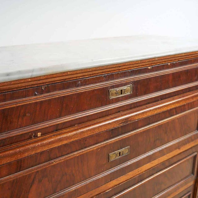 Stone Commode with Marble Top For Sale - Image 7 of 15