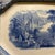 Antique English Blue Transfer Ironstone Octagonal Platter, River and Castle Scene, Circa Mid-19th Century For Sale - Image 4 of 12