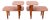 Restored Mid Century Modern Solid Walnut Sculptural Step Tables For Sale
