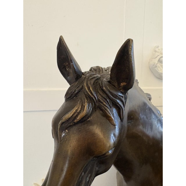 Large Antique Bronze Study Figurine, 1880 For Sale - Image 17 of 18