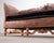 Country English Style Distressed Leather and Walnut Sofa For Sale - Image 13 of 18