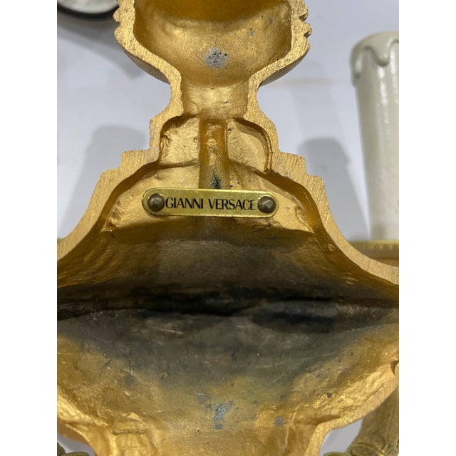 Versace Wall Lamp, Gianni Versace Italy | Chairish