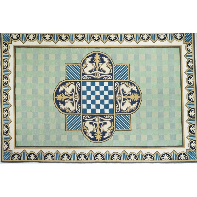 Traditional Sumak Rug 6' X 9' For Sale - Image 3 of 11