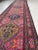Pink Antique Heriz Runner in Pink, Peacock Teal, Cantaloup, & Dirty Olive - ~ 3.3 X 14 For Sale - Image 8 of 12