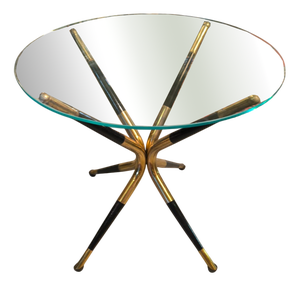 Vintage Brass Coffee Table, 1950s