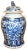 Chinoiserie Large Chinoiserie Blue and White Phoenix Ginger Jar For Sale - Image 3 of 3