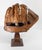 Early 20th Century Leather Western's Baseball Glove on Display Stand For Sale In New York - Image 6 of 10