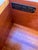 Paul Laszlo 1950s Pair of Rare Paul László Inc. Beverly Hills Custom Ribbon Grain Mahogany Nightstands For Sale - Image 4 of 10