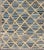 Keivan Woven Arts Flat-Weave Kilim in Diamond Gold Design With Blue and Charcoal For Sale - Image 4 of 12