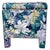 Pair of Vintage Impressionist Floral Upholstered Parsons Style Bench Ottomans For Sale - Image 10 of 13