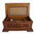 Jackpot Carved Oak & Glass Cylinder Music Box Signed 19thC For Sale - Image 9 of 9