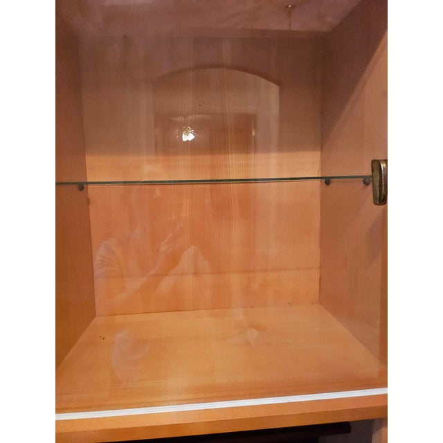 Wood Mid 20th Century German Dry Bar Cabinet / Display Hutch by Möbel-Braun For Sale - Image 7 of 8