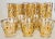 Culver Ltd. Vintage Rare Mid-Century Culver Ltd. “Jeweled Ornaments” 22k Gold Glassware Set – 12 Pieces (7 Highball, 5 Whiskey) For Sale - Image 4 of 12