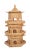 Grand Wicker Pagoda, Large For Sale - Image 4 of 4