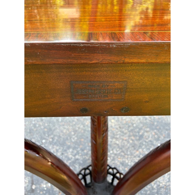 1940s Mahogany Console Table by Joseph Gerte of Boston For Sale - Image 4 of 18