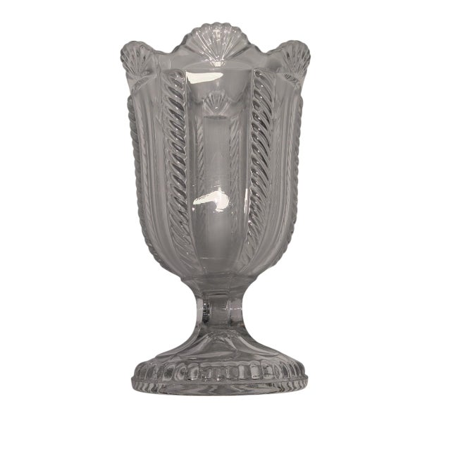 Mid 19th Century Eapg Boston & Sandwich Glass "Cable" Pattern Spoon Holder (1858) For Sale - Image 5 of 12