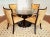Late 20th Century Round Glass-Top Dining Table & 4 Ultra-Suede Chairs For Sale - Image 10 of 10