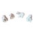 Vintage Mid-Century Lladró Porcelain Polar Bear Figurines - Set of 4 (Jg) For Sale
