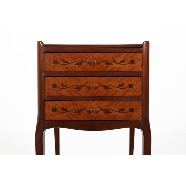 20th Century Napoleon III French Nightstand, 1950s For Sale - Image 3 of 13