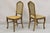 French Antique French Provincial Louis XV Style Carved Walnut Cane Side Chair - A Pair For Sale - Image 3 of 11