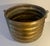 Solid Brass Ribbed Jardiniere Planter with Decorative Ring Handles For Sale - Image 11 of 12