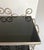 Mid 20th Century Mid-Century Hollywood Regency Silver-Tone Metal Tabletop Étagère With Black Glass Shelves For Sale - Image 5 of 12