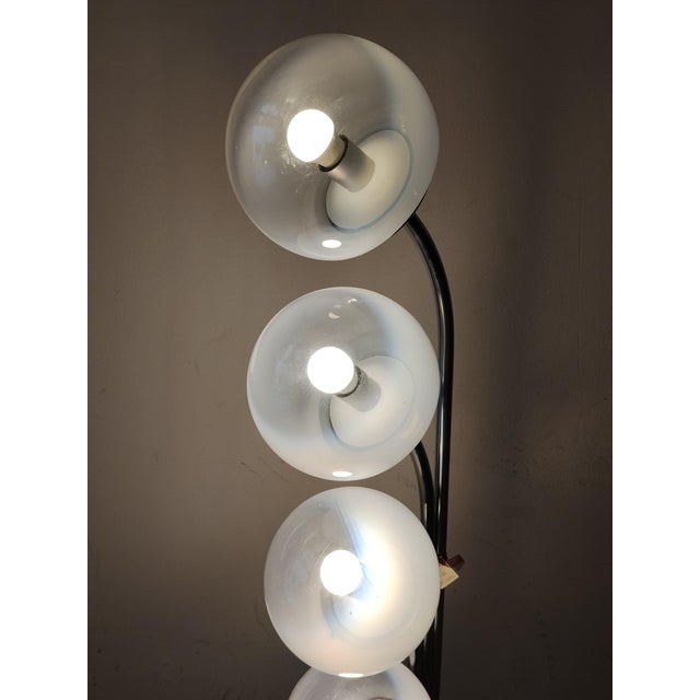 Murano Glass Floor Lamp attributed to Goffredo Reggiani, 1960s For Sale - Image 14 of 18