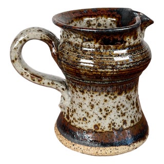 Mid-Century Danish Studio Pottery Carafe Vase by Erik Askholm, 1960s For Sale