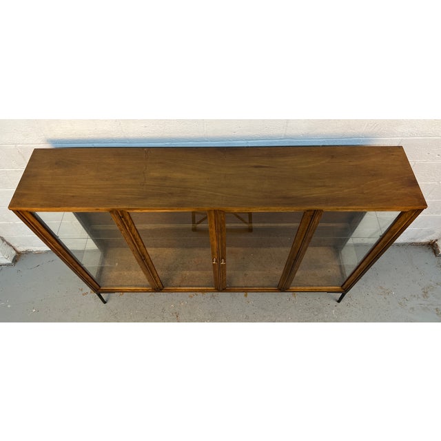 Broyhill Brasilia Mid-Century Modern Glass Display Hutch For Sale - Image 9 of 16