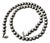 Vintage Navajo Sterling Silver Pearls Beaded Necklace. For Sale