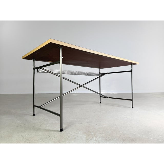 Mid-Century Modern Desk in Metal by Egon Eiermann For Sale - Image 3 of 18