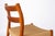 Model 84 Teak Chairs by Niels Moller For Sale - Image 5 of 10