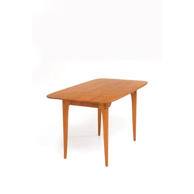 Mid-Century Modern Table in Teak, 1950s For Sale - Image 10 of 11